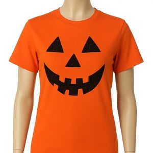 Gildan 100% Cotton , pumpkin tshirt , Halloween costume Jack O Lantern